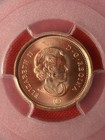 Graded 2012 Canada 1c- Pcgs Ms66rd Canadian Maple Leaf  Slabbed Canadian