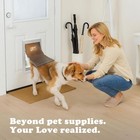 Ipetba Large Dog Door For Door - Aluminum  Lockable For Safety  Easy In   Out