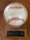 Hof Ken Griffey Jr  Sweet Spot Signed Official Al Baseball - Score Board Coa
