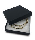 25pc 3 75 X 3 75 X 2 Matte Black Cotton Filled Jewelry Gift Box  34 Extra Tall
