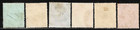 Romania Stamps 1872 Sc  54  55  56  57  58  59   Prince Carol  