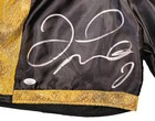 Floyd Mayweather Jr Autographed Signed Black   Gold Boxing Trunks Jsa