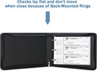 3 Rings Check Binder For End-stub Deskbook Checks  Zipper Business Check Binder 
