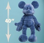Mickey Mouse Monochromatic Jumbo Plush 40  Collectible Toy Blue