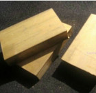 Brass Block Ingot Brass Bar Knife Handle Material Metal Craft Diy 2x1 2x0 4in