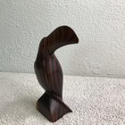 Carved Wood Toucan Bird Figure Sculpture Coastal Beach Tropical Decor 6 5 
