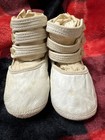 Antique Victorian Baby Toddler High Top 3 Button Leather Shoes