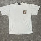 Vintage Hawaii Pacific Harley Davidson Graphic Shirt Tee Medium Flames Biker    01