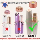 Generation 3 Replacement Heads For Finishing Touch Flawless Facial Hair Remover