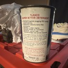 Texaco Vintage Super Motor Detergent 1 Pint  16 Fl Oz  Advertising Can