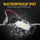 2x White 6000k 24 Led License Plate Lights For Audi A1 A3 A4 A5 S4 Q5 S5 B8 Tt