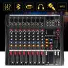 2 8 Professional Channel Bluetooth Live Studio Audio Mixer Mixing Console Usb