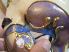 Mardi Gras Ceramic Mask Hanging Wall Art Decor And Sequins New Orleans