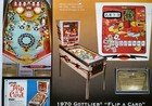 Flip A Card Pinball Machine Art Collage Ready To Frame Playing Cards Retro Theme