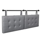 Wall Mount Headboard With Usb Port For Queen Size Bed Only  Headboards With 