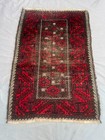 3 5 X 5 1 Antique Hand Knotted Caucasian Style Rug Low Pile Distressed Old Rug