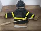 Melissa And Doug Firefighter Plush Hand Puppet  2552 W stick Euc