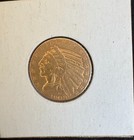 1909 Gold United States  5 Dollar Indian Head Half Eagle Coin