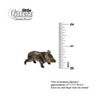 Little Critterz Pig - Javelina  jabali  Animal - Miniature Porcelain Figurine