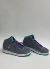Nike Air Jordan Flight 45 High Grey Purple Emerald Youth Sneakers Size 5 5y