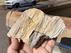     rr        Arizona Petrified Wood W dark Smoky Crystals  1 25 Lb