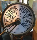 Antique Brass Lighted Ship s Engine Order Telegraph By Bendix------16281