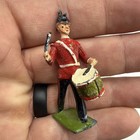 5 Vintage Britains Soldiers British Line Infantry Marching Band Group Of 5 Good