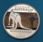 2012 Discover Australia Red Kangaroo 1 Oz   999 Proof Silver Coin Perth Mint Ogp