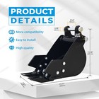 200mm Narrow Bucket For Mini Excavator Attachments - Free Shipping  New