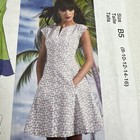 Mccall s 6741 Easy Princess Dress Sewing Pattern Size Rr 18w -24w Plus Petite