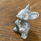 Vintage Hudson Pewter Mouse Holding His Tail Figurine  Small  Size
