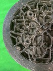 Vintage 1875 Round Floor Wall Grate Heat Vent Register Cover Salvage 10 5   