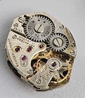 Vintage Banner Precision 14k Rose Gold   Rubies Ladies Watch