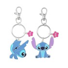 Disney Girl s Stitch Bff Enamel Charm Keychain 2 Pieces Set