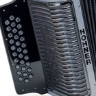 Hohner Corona C-ii Diatonic Accordion Gcf - Silver Rainbow W bag