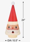 Mr  Christmas 24    Blow Mold Retro Santa Tree - Vintage Style   Brand New