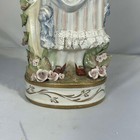 Lady Figurine Vase Planter - Floral Accent Decor Display Piece