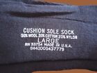 New Military Cushion Sole Wool Blend Socks U s a Made Black