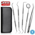 Dental Instruments Scaler Tools Teeth Cleaning 5pc Oral Hygiene Deep Set Kit Pro