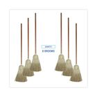 Boardwalk Br10002 60  Corn synthetic Fiber Bristle Broom - Gy natural  6 ct  New
