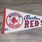 Vintage 1970s Boston Red Sox Original Mlb Baseball 30x12 Full Size Pennant Flag