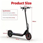 2026 Electric Scooter 350w Motor High Speed 31km h Urban Commuter Escooter