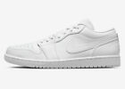 Nike Air Jordan 1 Low Triple White 553558-136 Mens New
