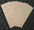 1893 Williamsburg Bank Pa Antique Checks Lot Of 10 Consecutive  662- 671  One Rr