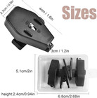 2pcs Universal Flexible Super Bright  Led Clip On Mini Book Reading Light 360 De