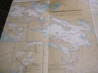 1984 Canadian Hydrographic Service Nautical Maps Rocky Narrows newboro jones Fal