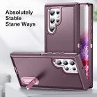 For Samsung Galaxy S24 S23 S22 Plus Shockproof Armor Rubber Stand Case Cover