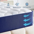 Ouui 10  12  Hybrid Mattress Medium Firm Memory Foam Mattresses In A Box