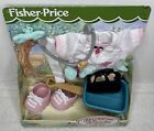 Vintage 2000 Fisher Price Briarberry Bears Doctor Nurse Set W  Wagon New In Box