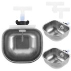 3pcs Water Bottle Stainless Steel Practical Water Feeder Home Animals Rabbits